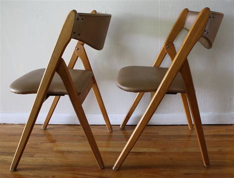 mid century modern folding chair|Mid